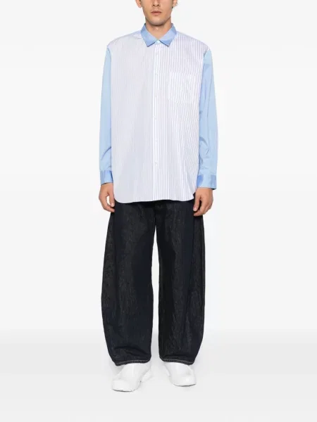 Cămașă Comme Des Garçons Shirt cu dungi alb