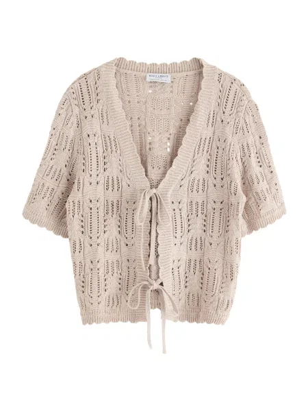 Lindex Geacă tricotată bej
