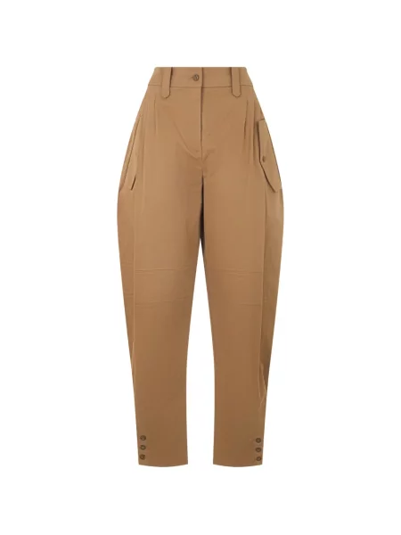 Pantaloni Alberta Ferretti maro