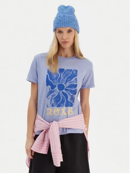 Roxy T-Shirt μωβ