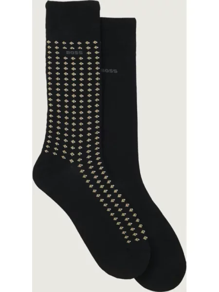 BOSS BLACK Șosete Minipattern negru