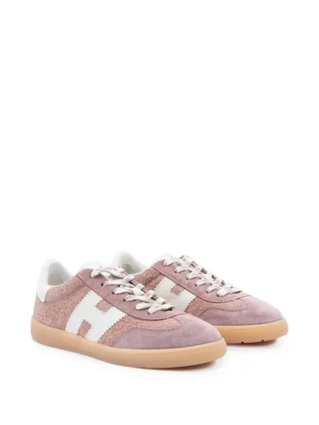 Sneakerși Hogan cu autograf roz
