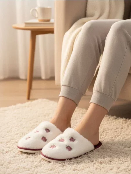 Тапочки Sinsay с вышивкой