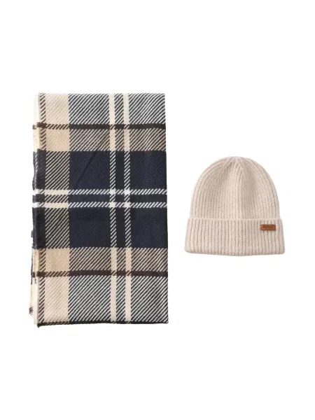 Barbour Kape Pendle / kremna / mornarska / rjava bež