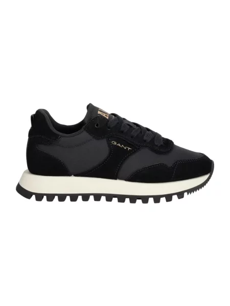 Sneakersy Gant skórzane czarne