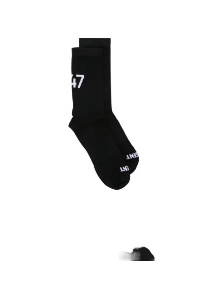 Șosete Represent tricotate cu imagine negru