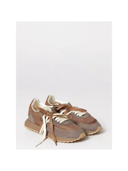 Sneakersy Ghoud bez obcasa brązowe