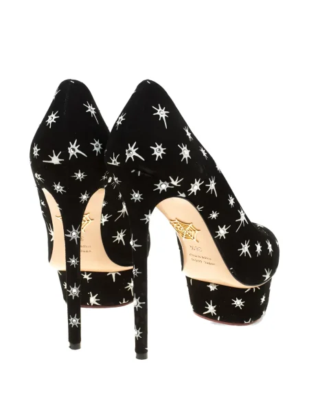 Pantofi cu toc Charlotte Olympia cu platformă negru