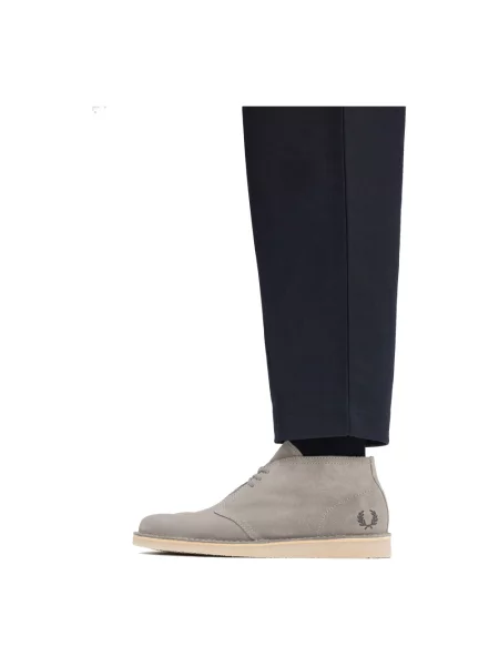 Botki Fred Perry zamszowe szare