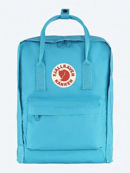 Раница Fjallraven Kanken голям с изчистен дизайн синьо