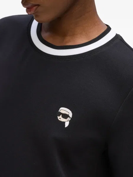 Rochie tip cămașă Karl Lagerfeld de costum negru