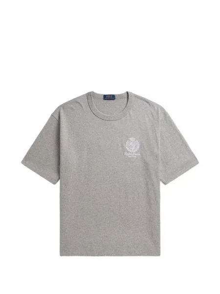 Hímzett kordbársony hosszú ing Polo Ralph Lauren lila