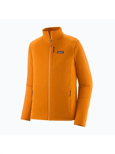 Hanorac din fleece Patagonia din fleece portocaliu