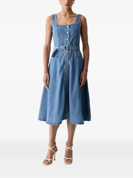 Rochie midi Morgan albastru