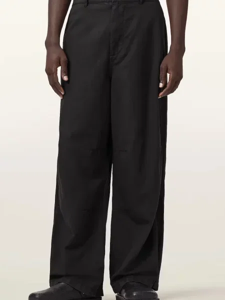 AllSaints pantaloni pentru bărbați cu in ECHO negru