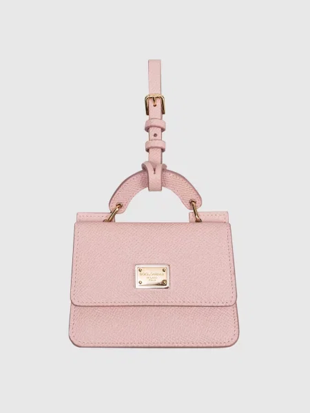 Кожаный кошелек Dolce&gabbana розовый