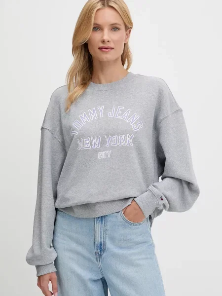 Tommy Jeans dukserica siva