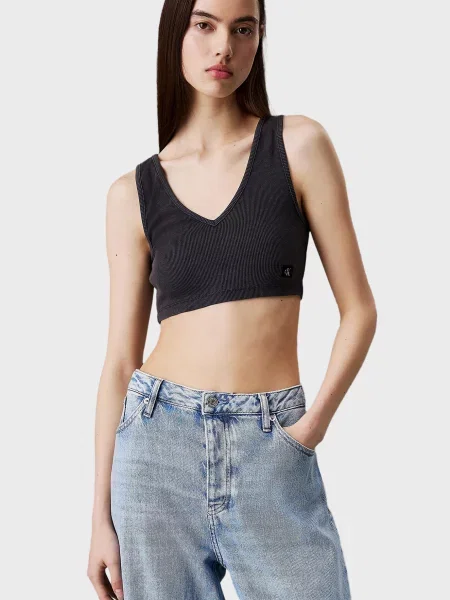 Топ Calvin Klein Jeans сірий