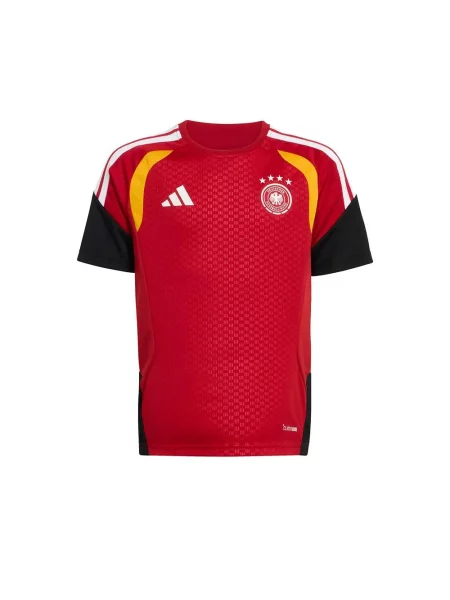 Koszulka treningowa adidas Niemcy Tiro Junior czerwona