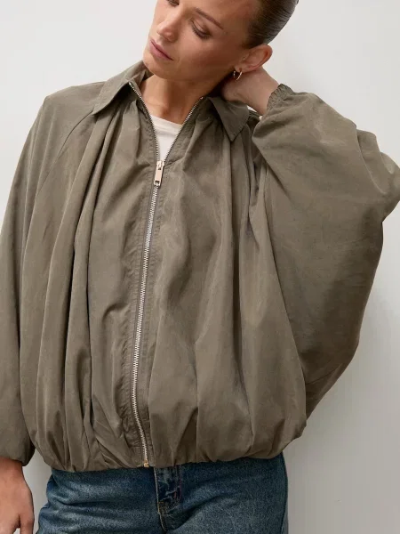 Answear.LAB geacă oversize pentru femei verde