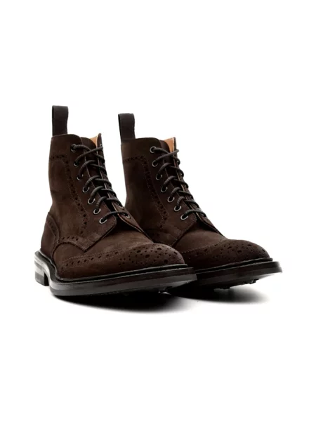 Botki Tricker's skórzane brązowe