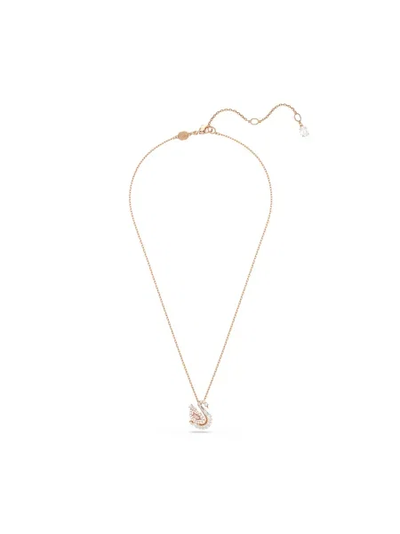 Palton Swarovski transparente roz