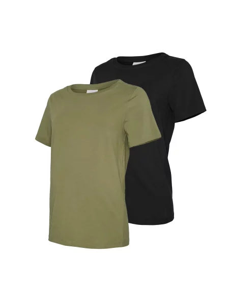 MAMALICIOUS Tricou MLMIA verde negru