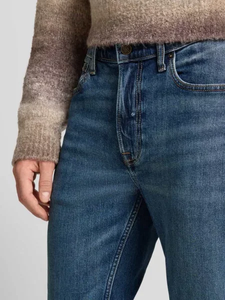 Jeansy o kroju slim fit z 5 Calvin Klein Jeans niebieskie