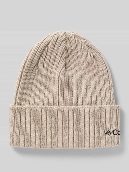 Czapka beanie z wyhaftowanym logo Columbia szara
