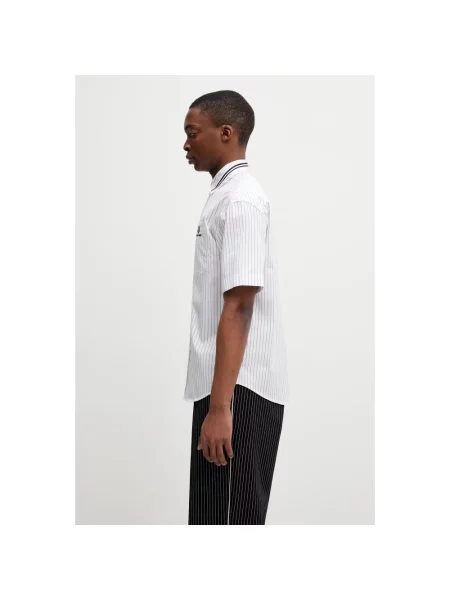 Fred Perry Koszula Z Krótkim Rękawem Comfort Fit weiss biała