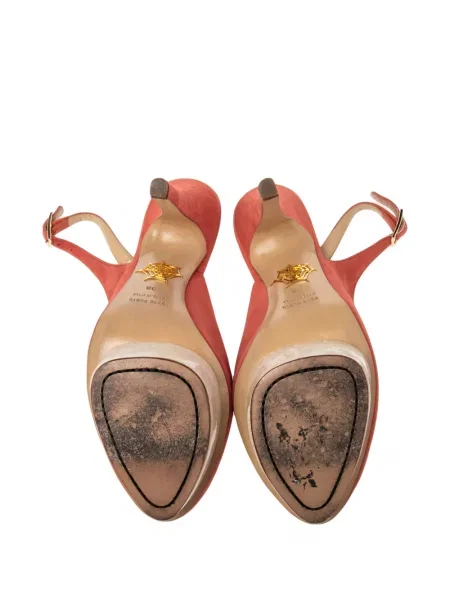 Pantofi cu toc Charlotte Olympia portocaliu