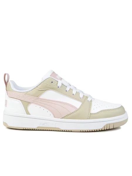 Buty sneakersy sportowe Puma REBOUND V6 LO Jr białe