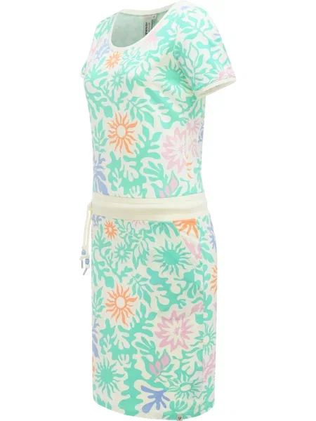 Ragwear Ljetna haljina Baomi Summer ecru/prljavo / kraljevsko plava / menta / narančasta bijela