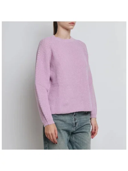 Sweter Twinset fioletowy