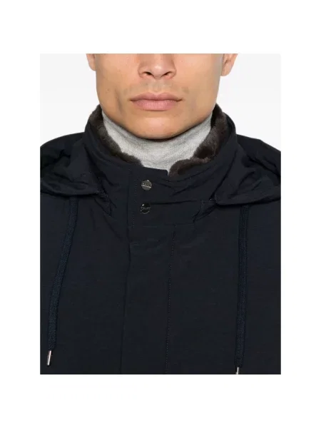Parka Herno niebieska