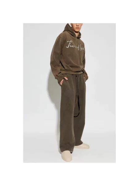 Spodnie dresowe Fear Of God brązowe