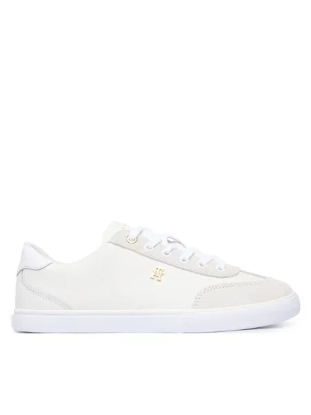 Tommy Hilfiger Αθλητικά Th Chic Low Vulc Κρεμ