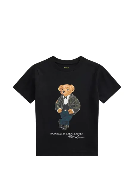 Koszulka polo dziecięca Polo Ralph Lauren czarna