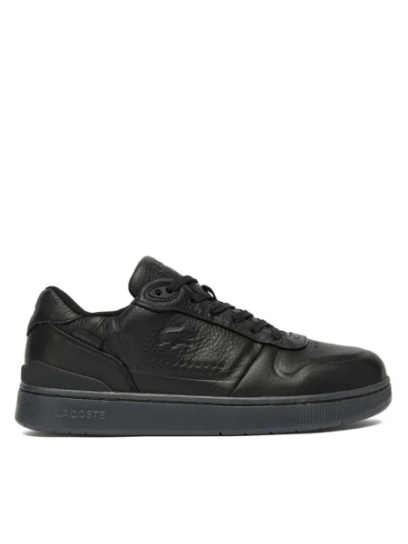 Кожени маратонки Lacoste T-Clip Shield Sneakers черно
