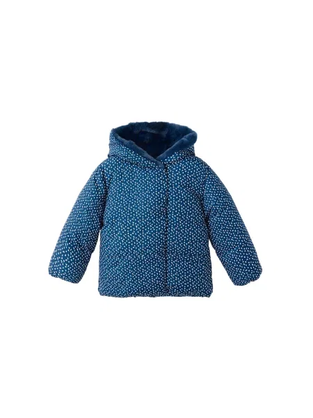 MANGO KIDS Geacă de primăvară-toamnă KORA' albastru