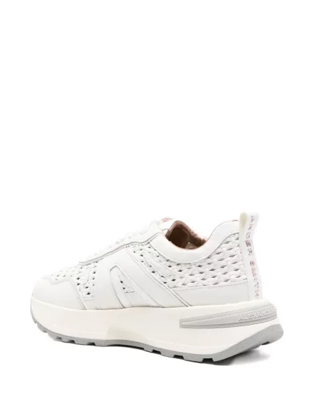 Sneakerși Alexander Smith din piele alb
