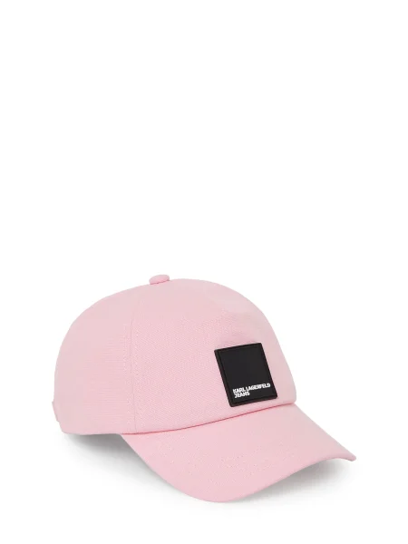 KARL LAGERFELD JEANS Șapcă roz / negru alb