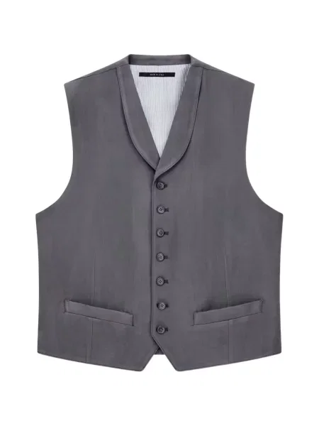 Vestă Giorgio Armani cu rever gri