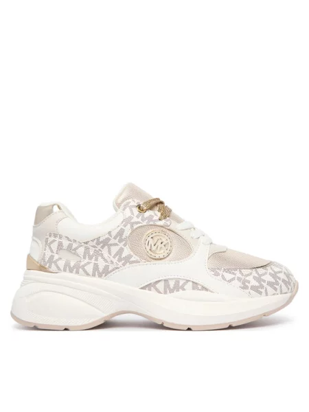 Sneakersy MICHAEL Michael Kors Zuma Krémová