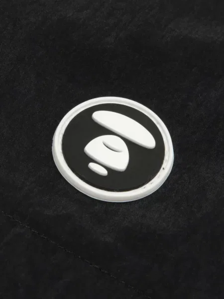 Geacă Aape By A Bathing Ape cu glugă cu imagine negru