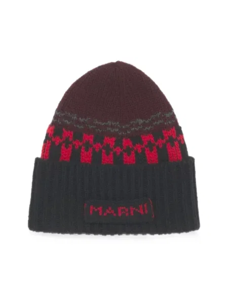 Czapka Marni czerwona