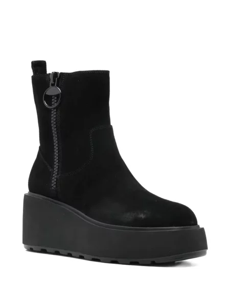 Botine Cafènoir cu platformă negru
