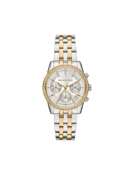 MICHAEL Michael Kors Ceas analogic RITZ auriu argintiu