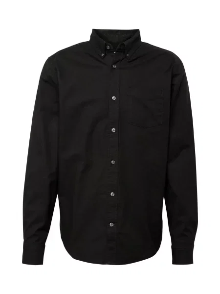 Košile GAP Stardard Oxford Shirt True Black M černá