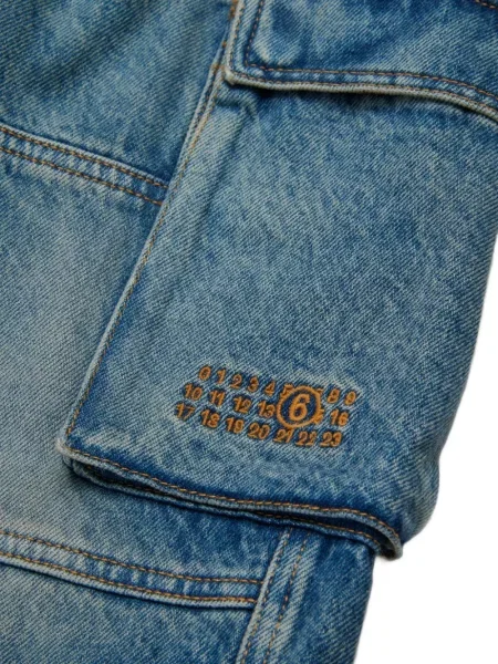Jeansy dziecięce Mm6 Maison Margiela niebieskie